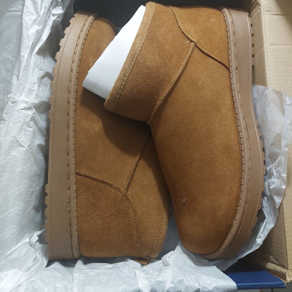 WHITE MOUNTAIN STYLE INSPO WOMAN WISKEY/SUEDE NIB
